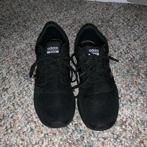 All Black Cloudfoam Adidas